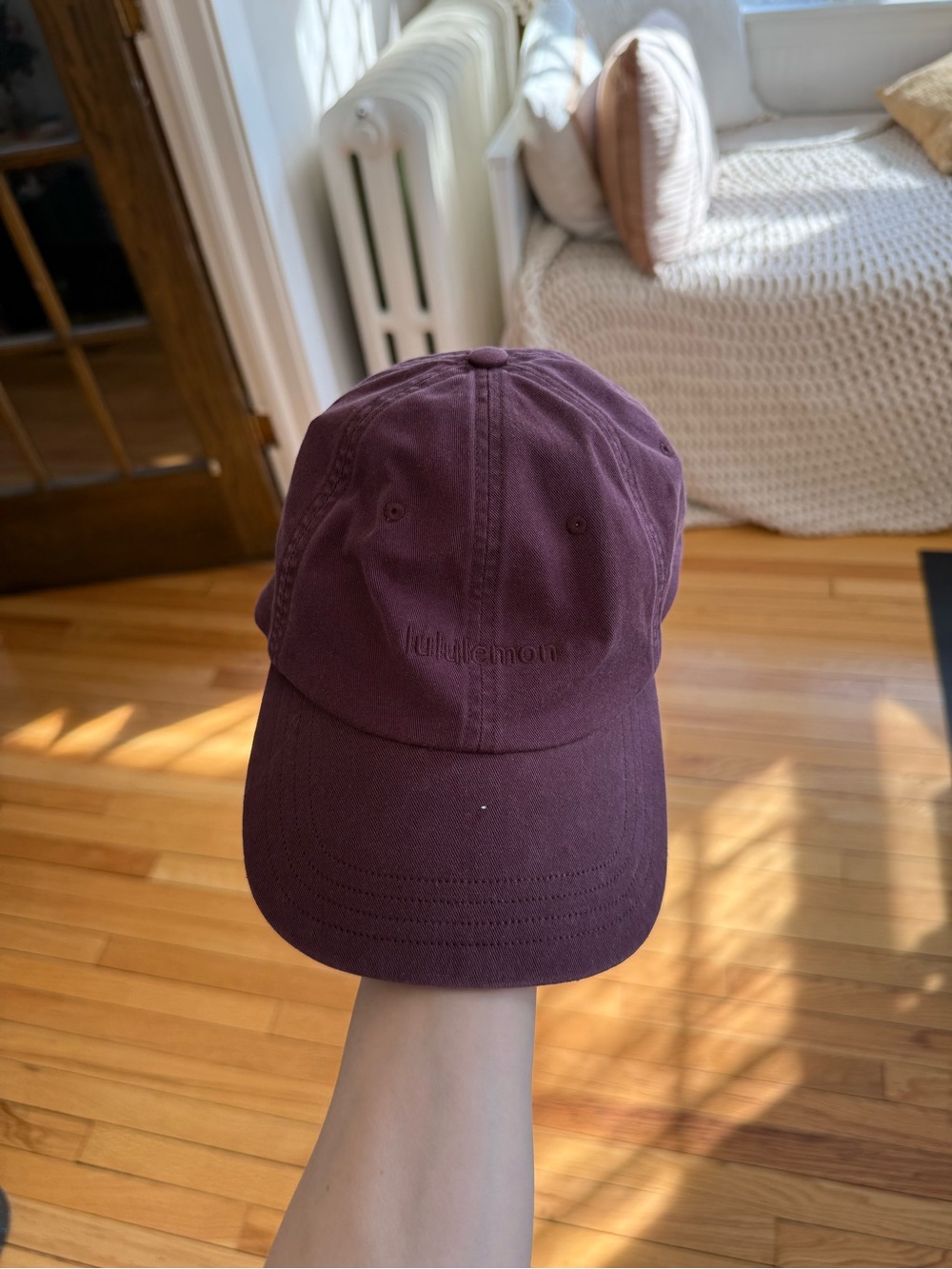 lululemon plum embroidered cap